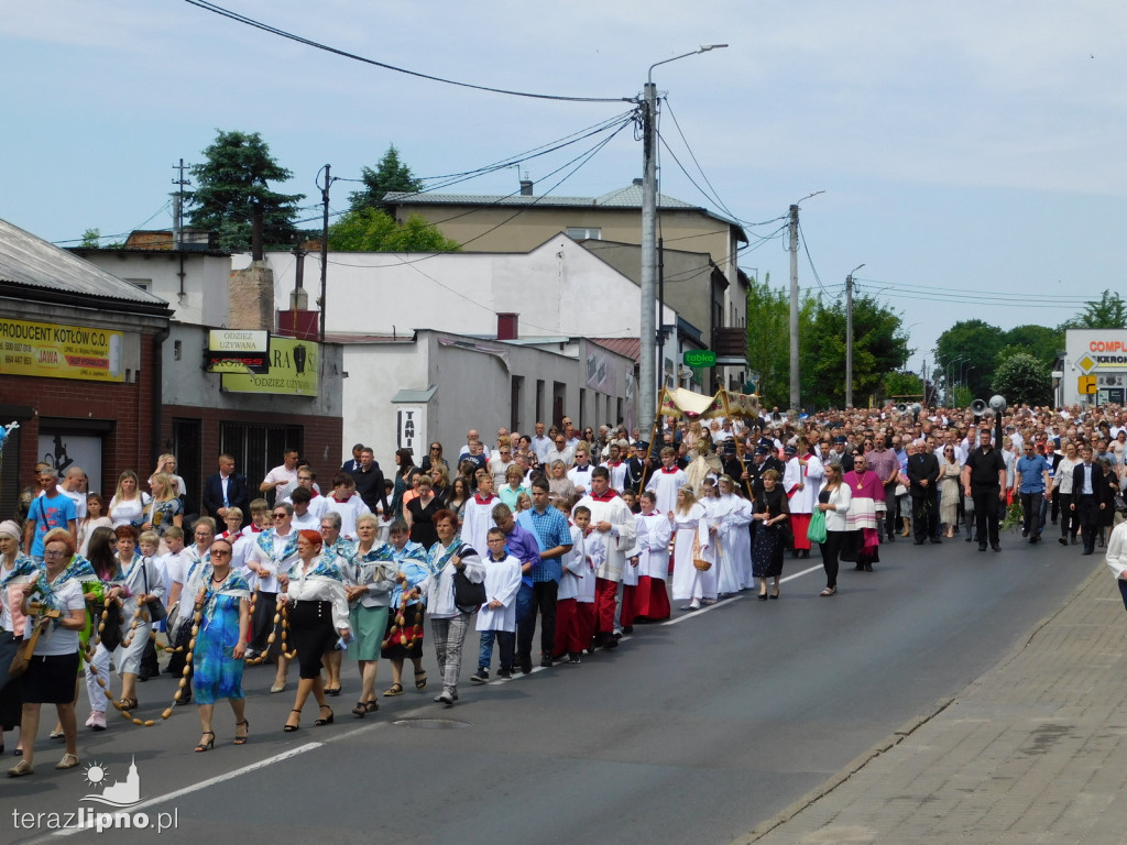 Procesja Bożego Ciała przeszła ulicami Lipna