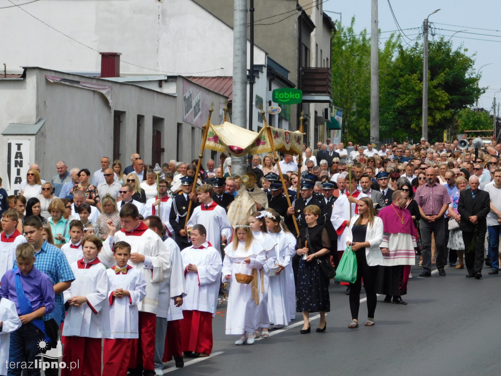 Procesja Bożego Ciała przeszła ulicami Lipna