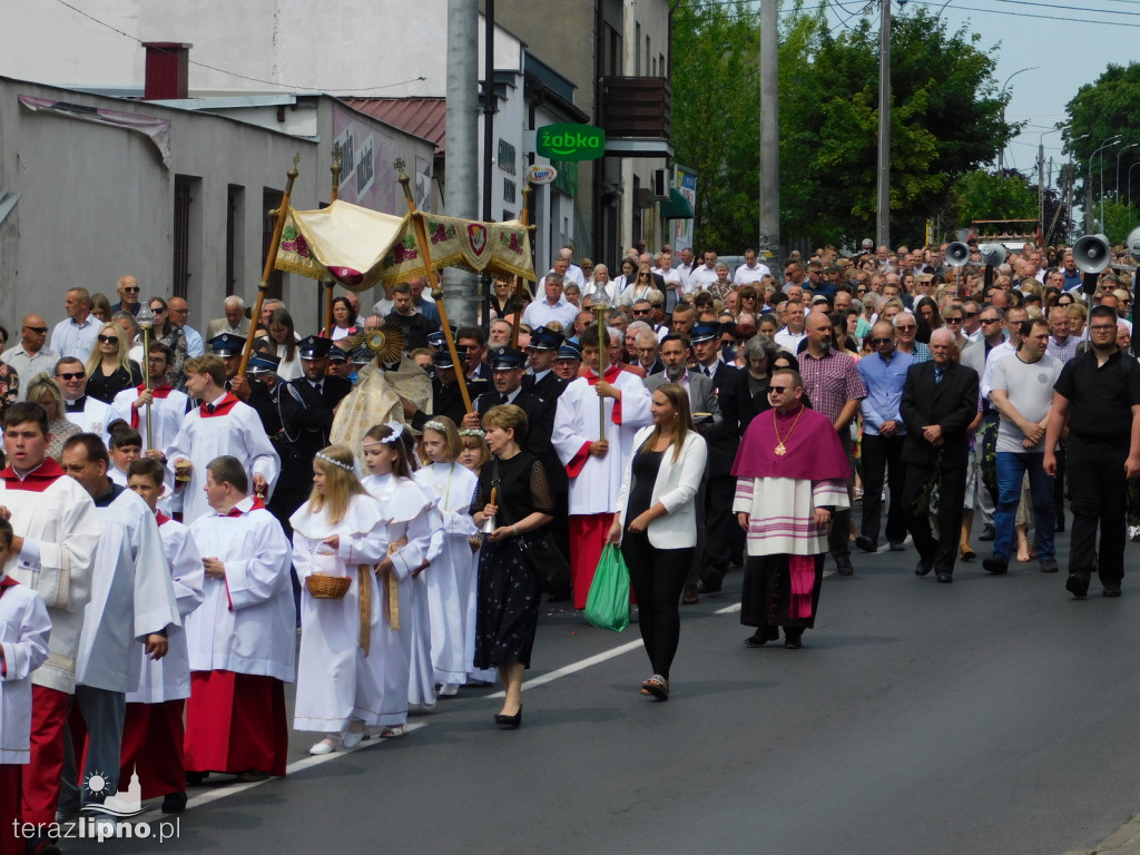Procesja Bożego Ciała przeszła ulicami Lipna