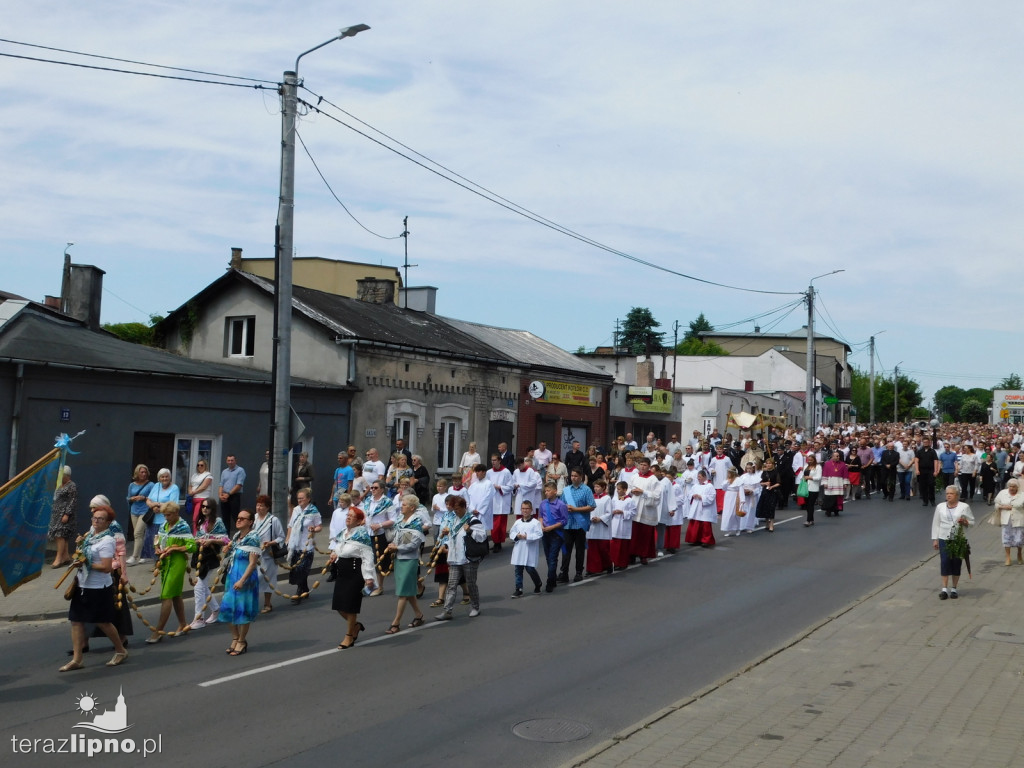 Procesja Bożego Ciała przeszła ulicami Lipna