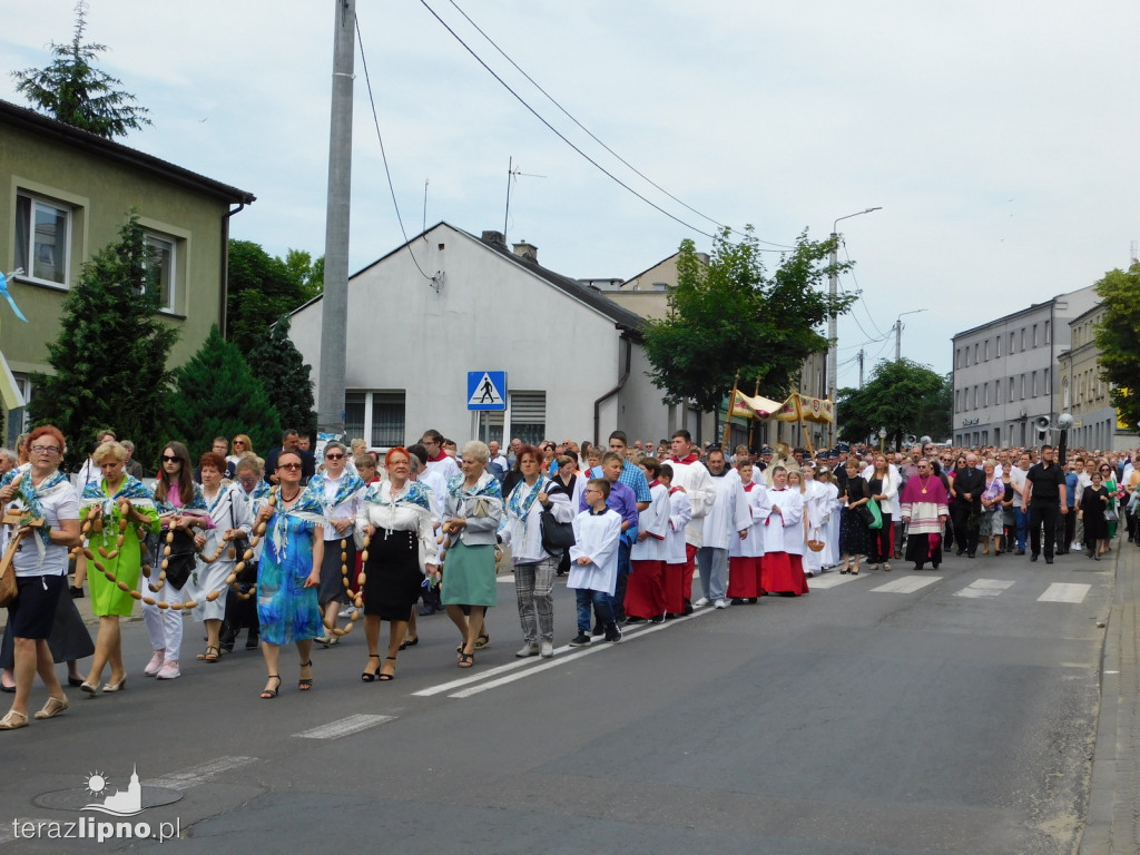 Procesja Bożego Ciała przeszła ulicami Lipna