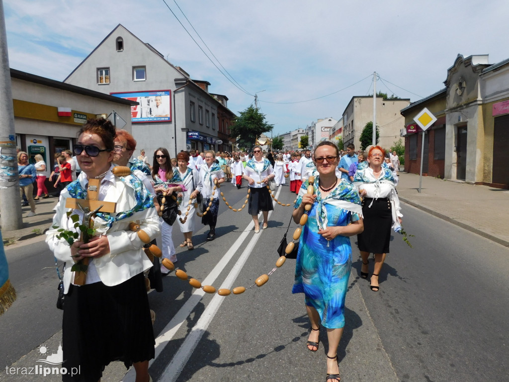 Procesja Bożego Ciała przeszła ulicami Lipna