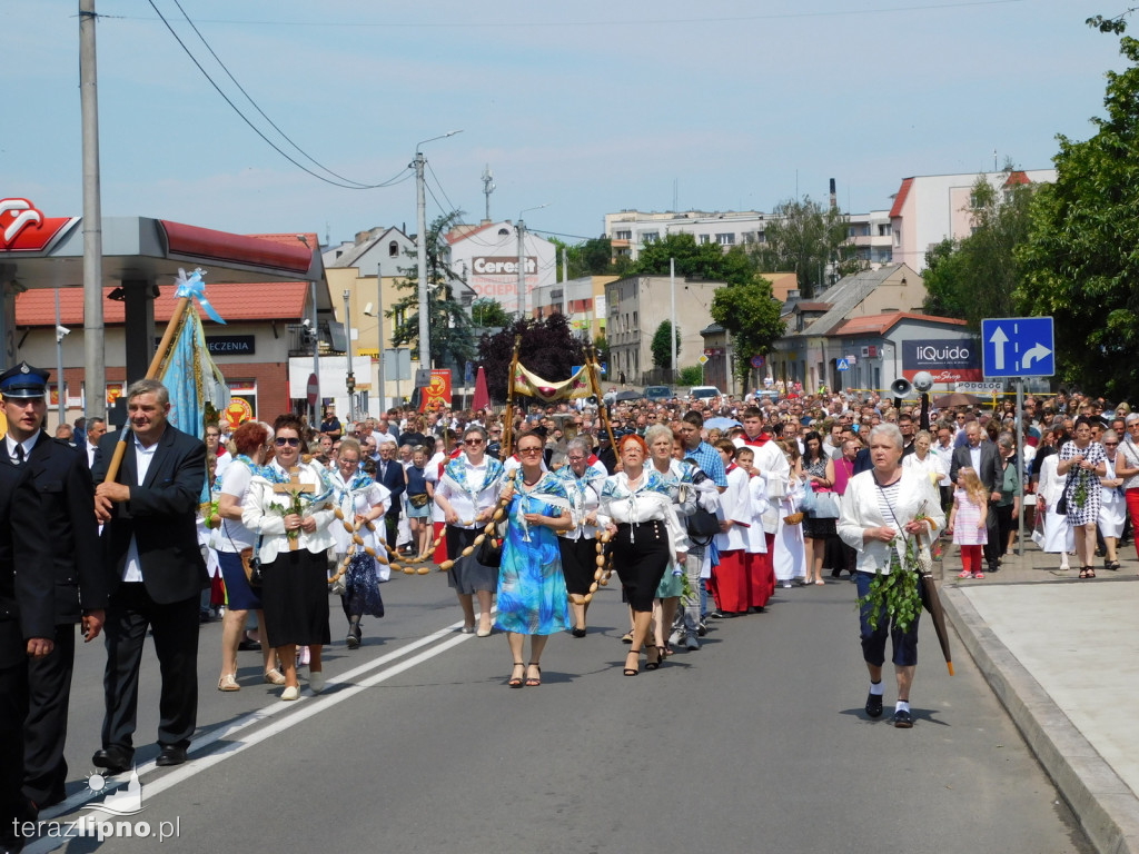Procesja Bożego Ciała przeszła ulicami Lipna