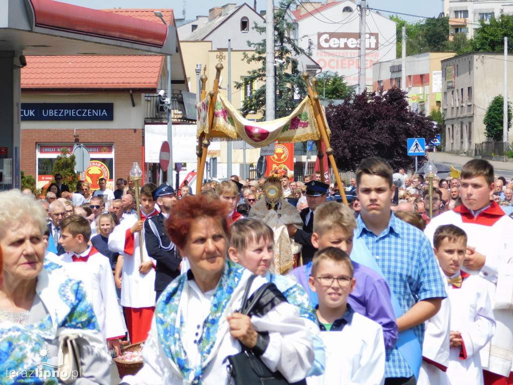 Procesja Bożego Ciała przeszła ulicami Lipna