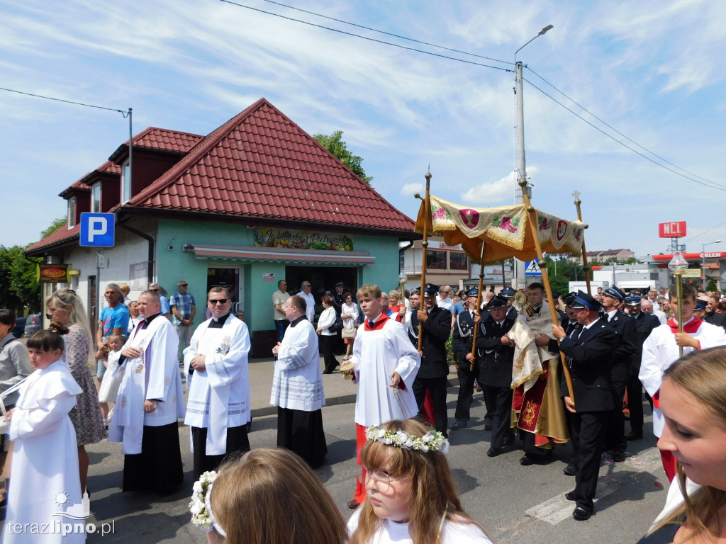 Procesja Bożego Ciała przeszła ulicami Lipna
