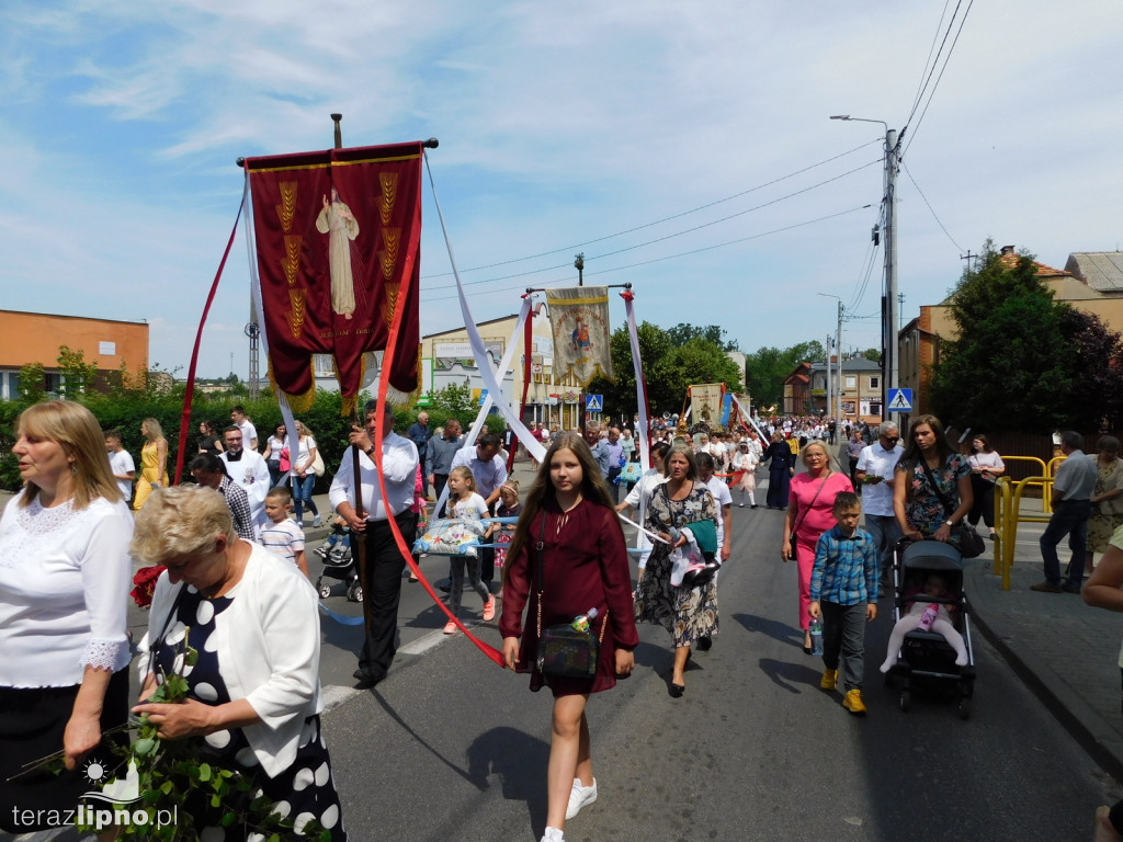 Procesja Bożego Ciała przeszła ulicami Lipna