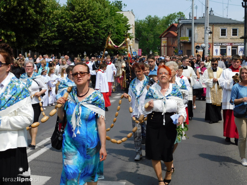 Procesja Bożego Ciała przeszła ulicami Lipna