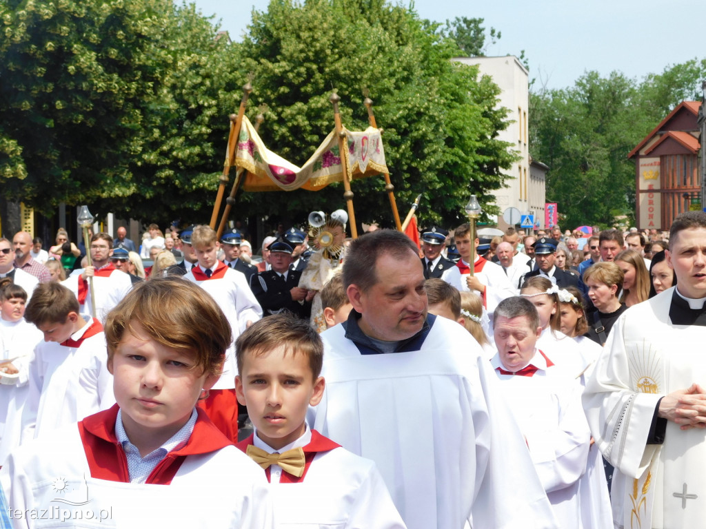 Procesja Bożego Ciała przeszła ulicami Lipna