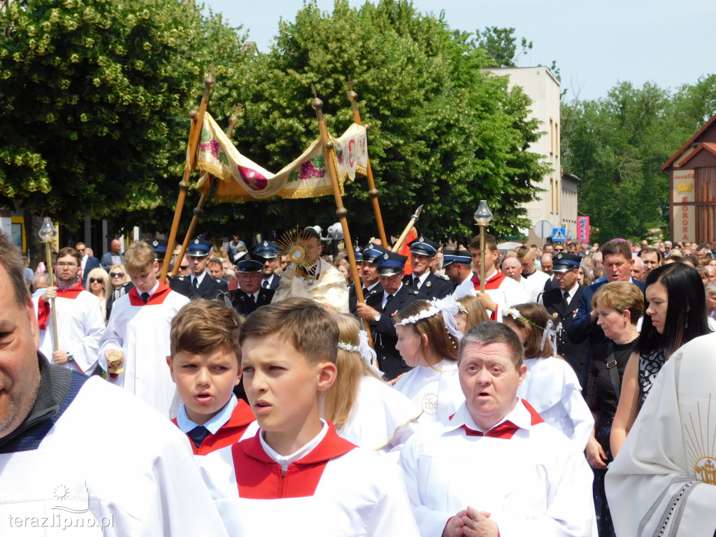 Procesja Bożego Ciała przeszła ulicami Lipna