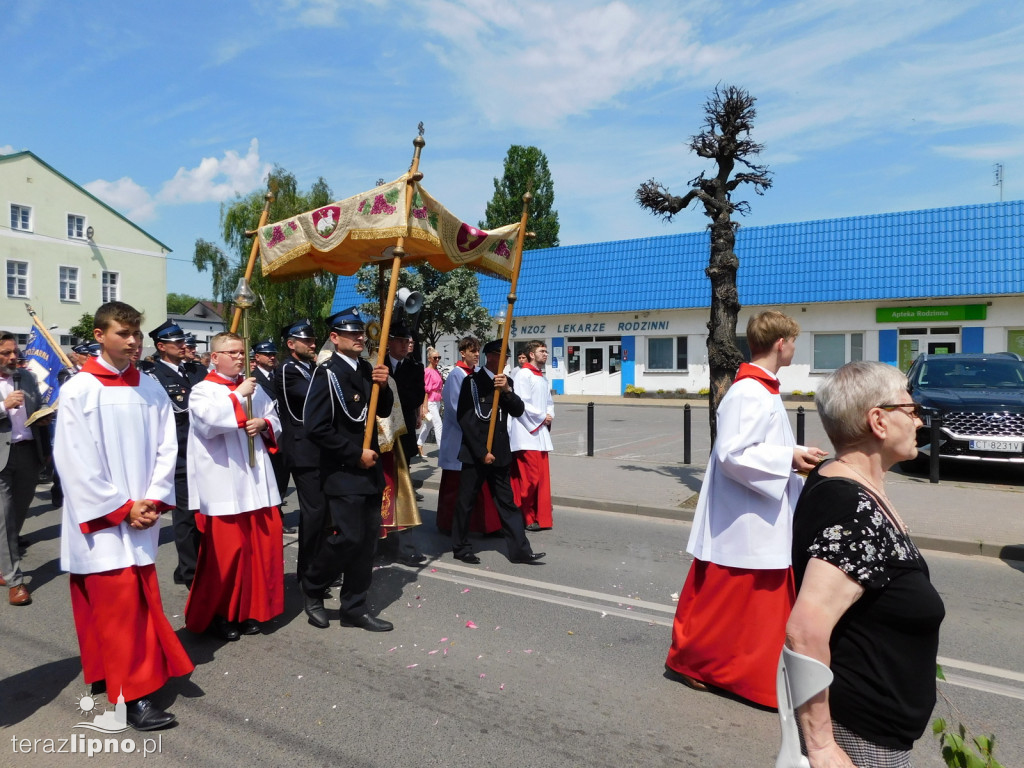 Procesja Bożego Ciała przeszła ulicami Lipna