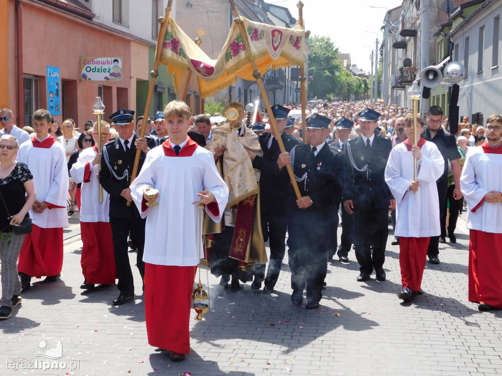 Procesja Bożego Ciała przeszła ulicami Lipna