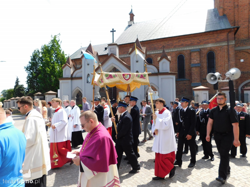 Procesja Bożego Ciała przeszła ulicami Lipna