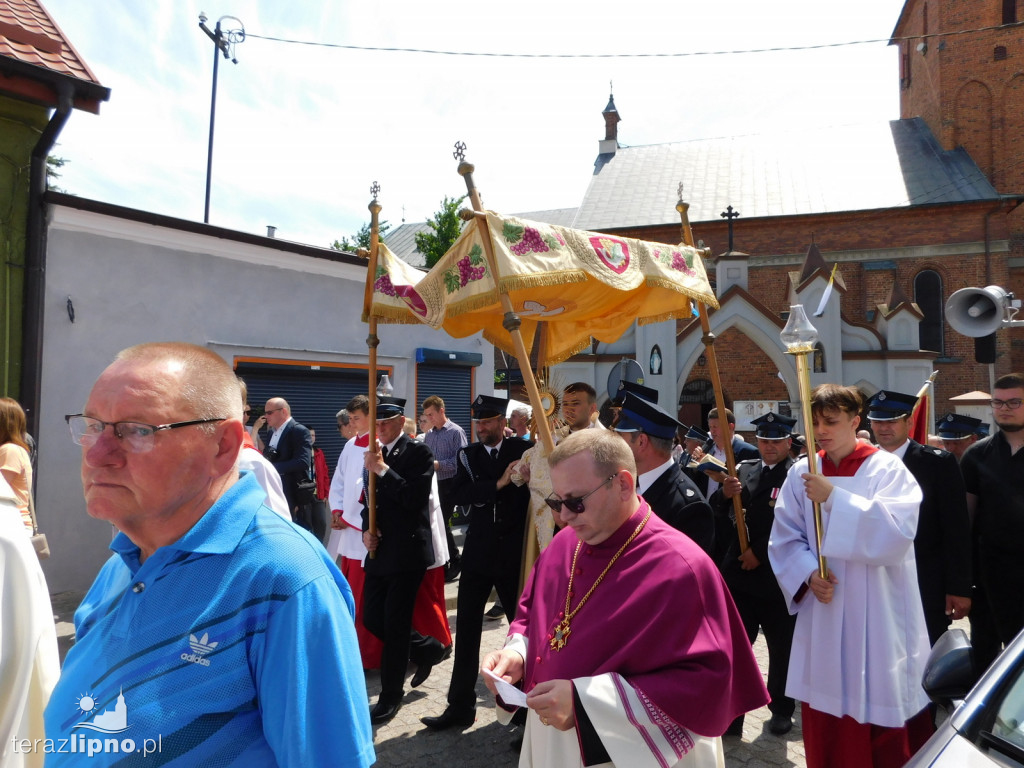 Procesja Bożego Ciała przeszła ulicami Lipna