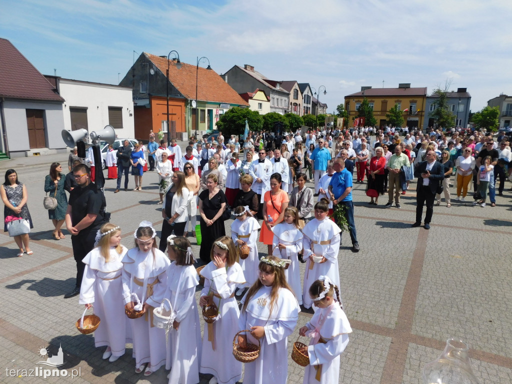 Procesja Bożego Ciała przeszła ulicami Lipna
