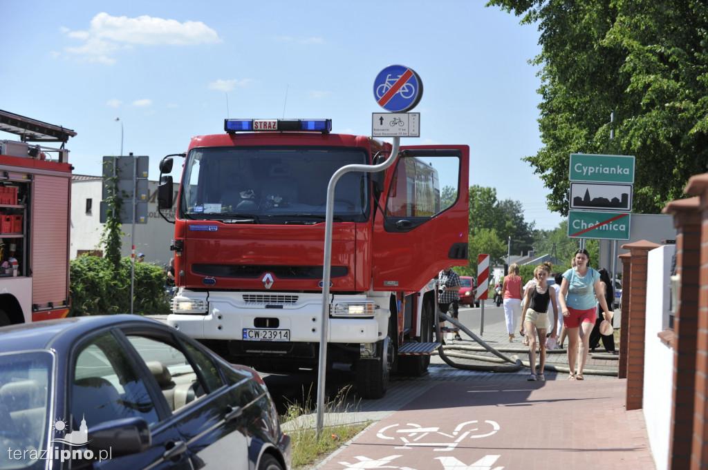 Pożar budynku szkoły w regionie