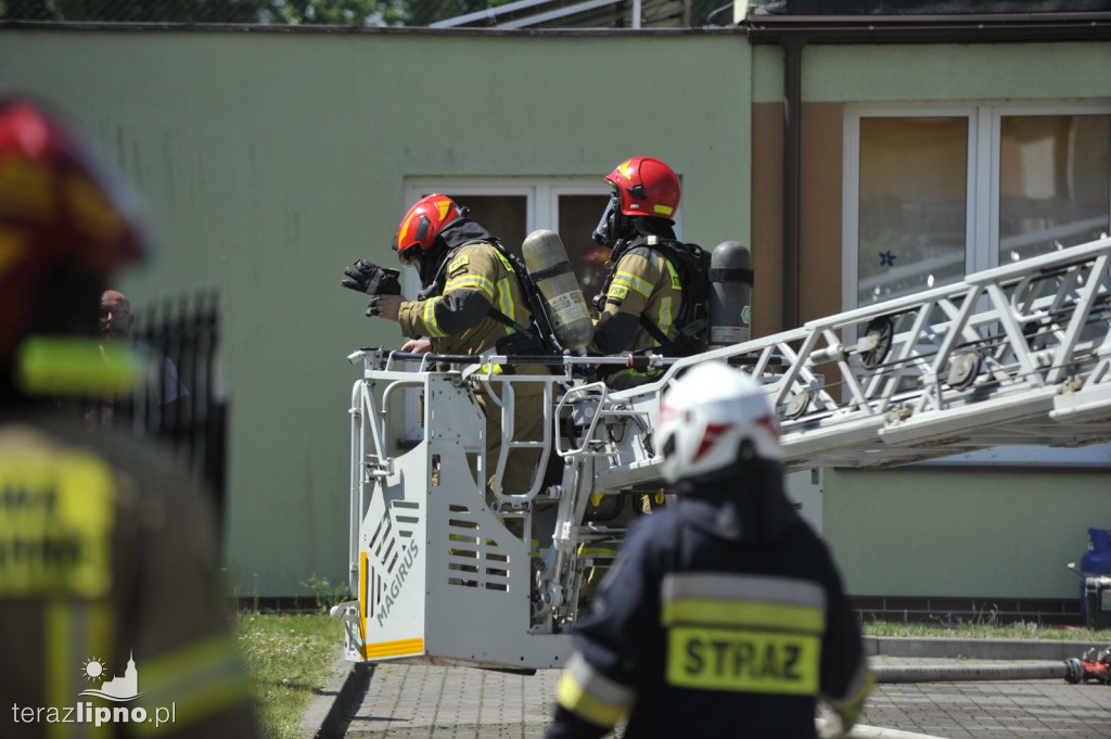 Pożar budynku szkoły w regionie