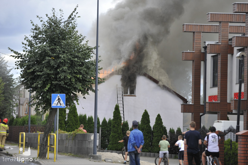 Lipno: Pożar budynku mieszkalnego