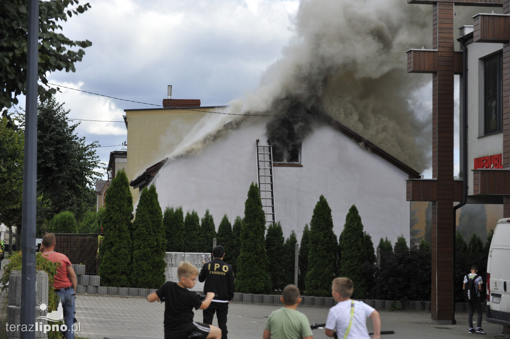 Lipno: Pożar budynku mieszkalnego