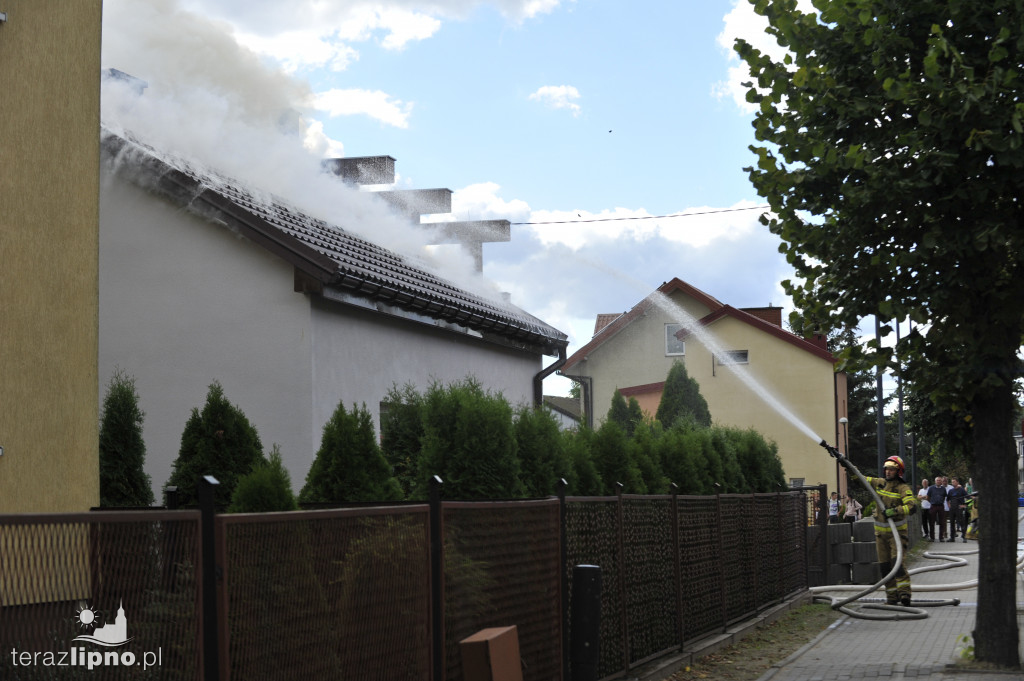 Lipno: Pożar budynku mieszkalnego