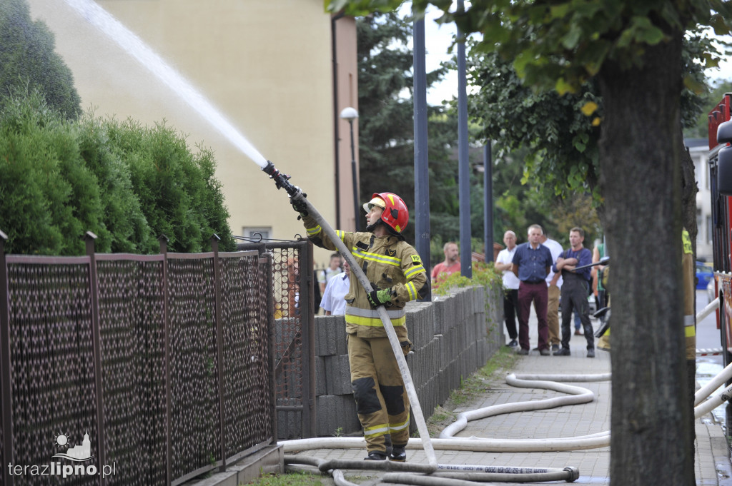 Lipno: Pożar budynku mieszkalnego