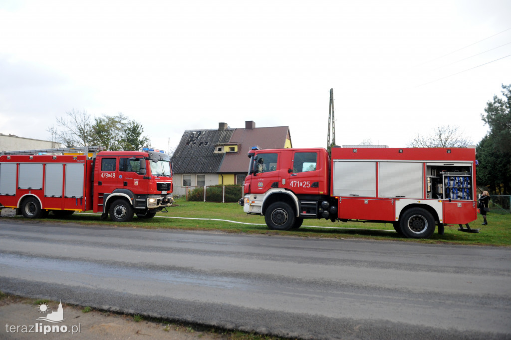 Pożar poddasza w Wiosce (gm. Skępe)