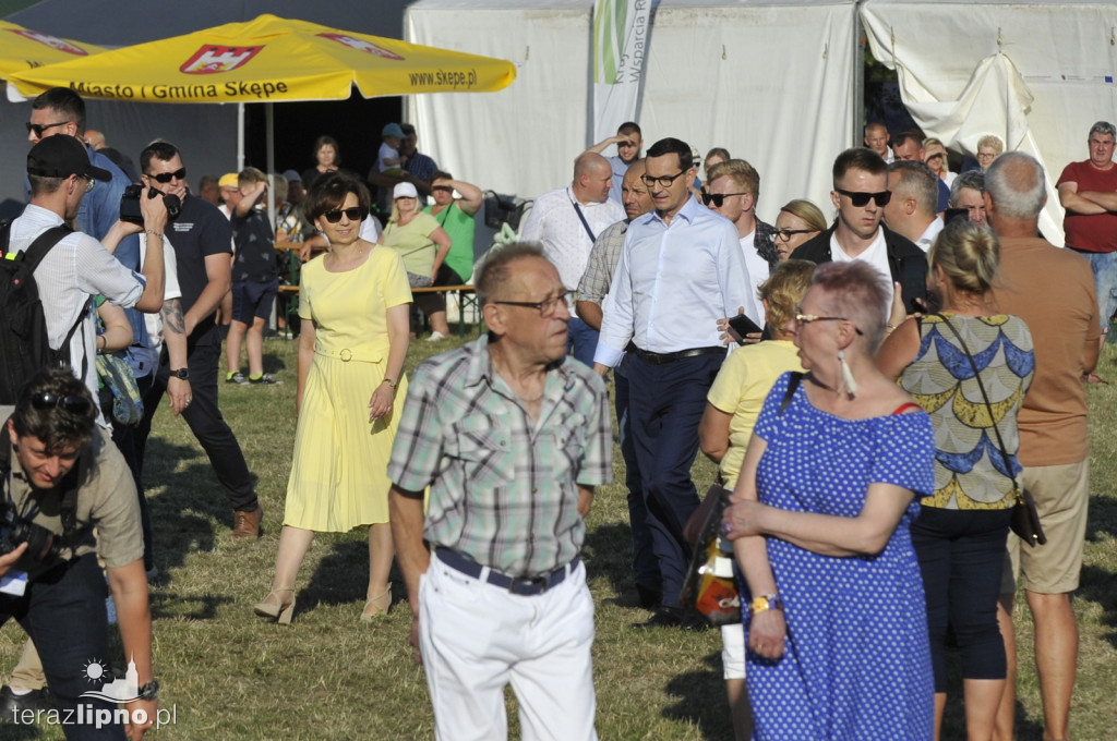 Premier Morawiecki w gminie Skępe