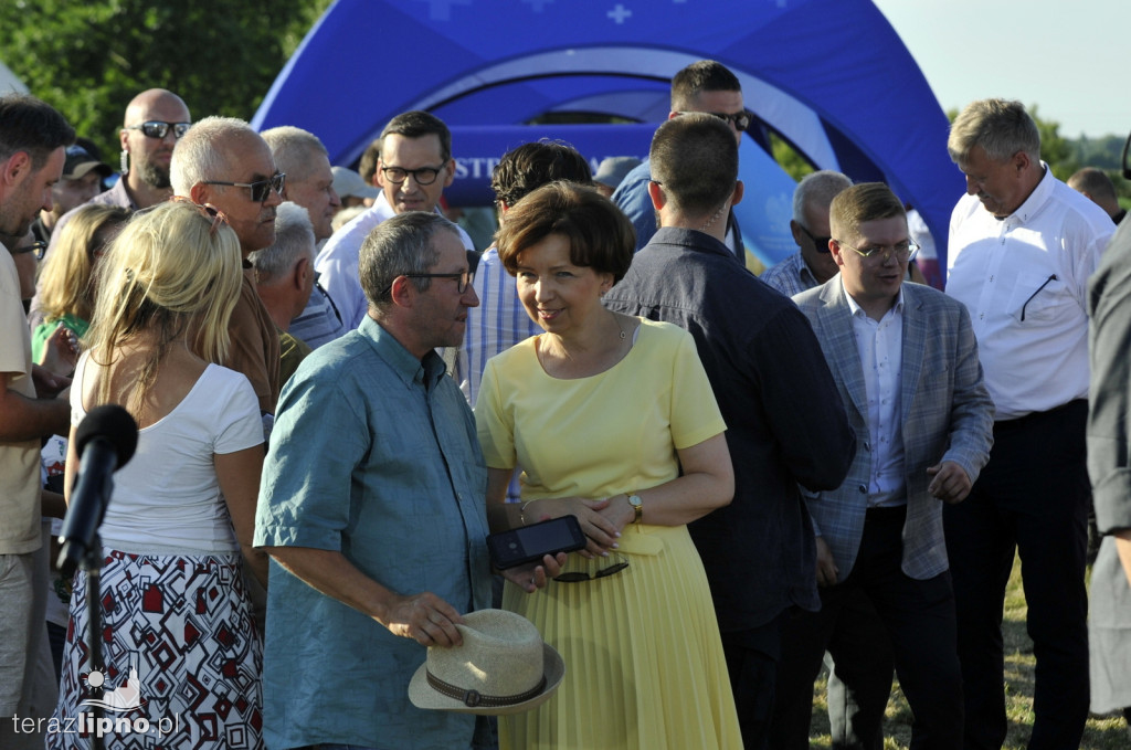 Premier Morawiecki w gminie Skępe