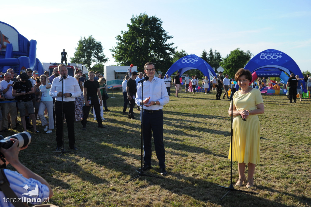 Premier Morawiecki w gminie Skępe