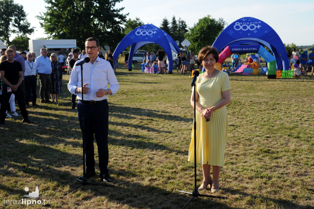 Premier Morawiecki w gminie Skępe