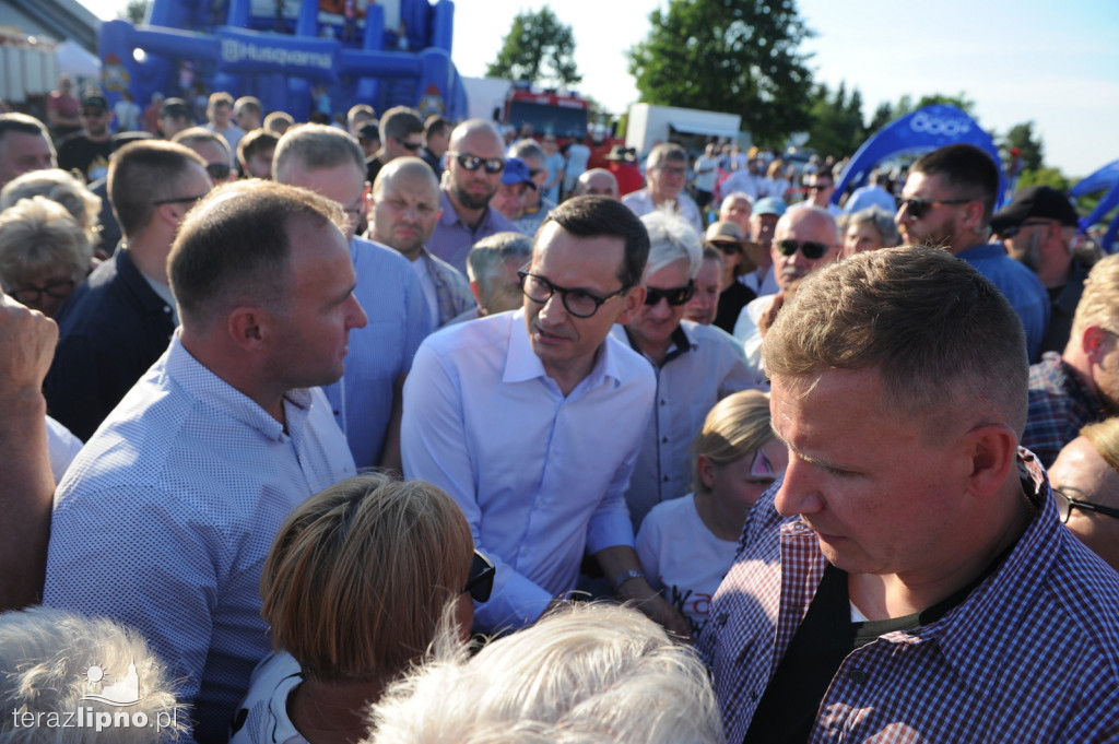 Premier Morawiecki w gminie Skępe