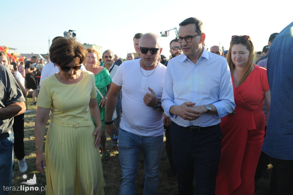 Premier Morawiecki w gminie Skępe