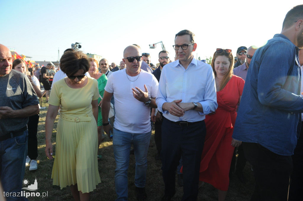 Premier Morawiecki w gminie Skępe