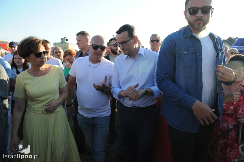 Premier Morawiecki w gminie Skępe