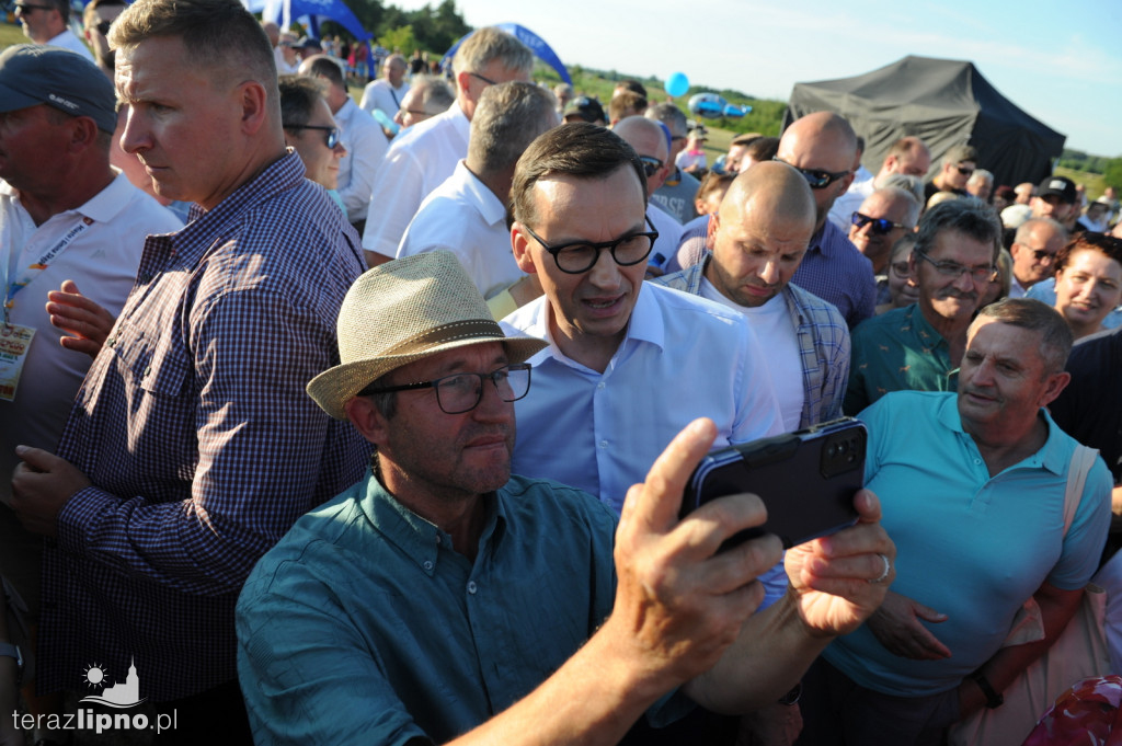 Premier Morawiecki w gminie Skępe