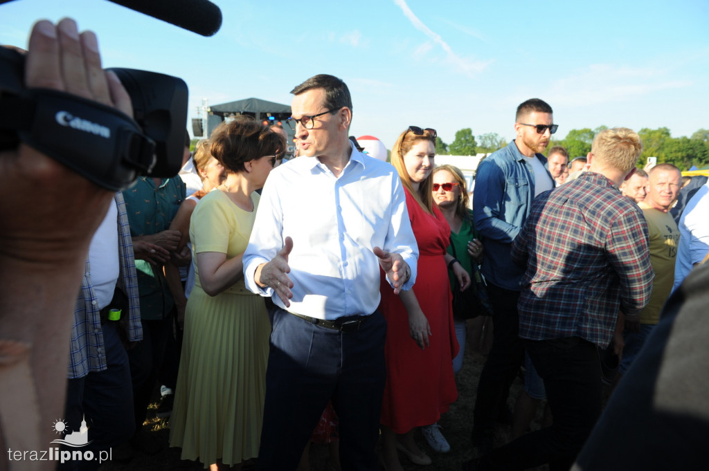 Premier Morawiecki w gminie Skępe