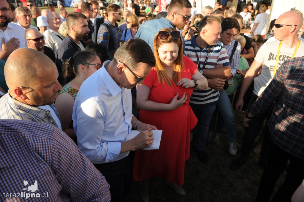 Premier Morawiecki w gminie Skępe