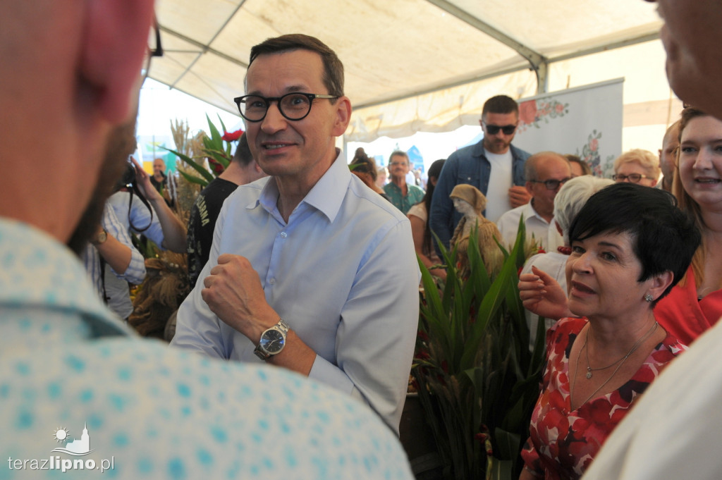 Premier Morawiecki w gminie Skępe