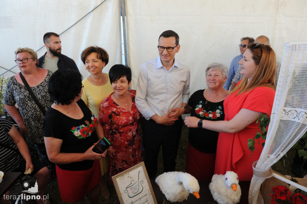 Premier Morawiecki w gminie Skępe