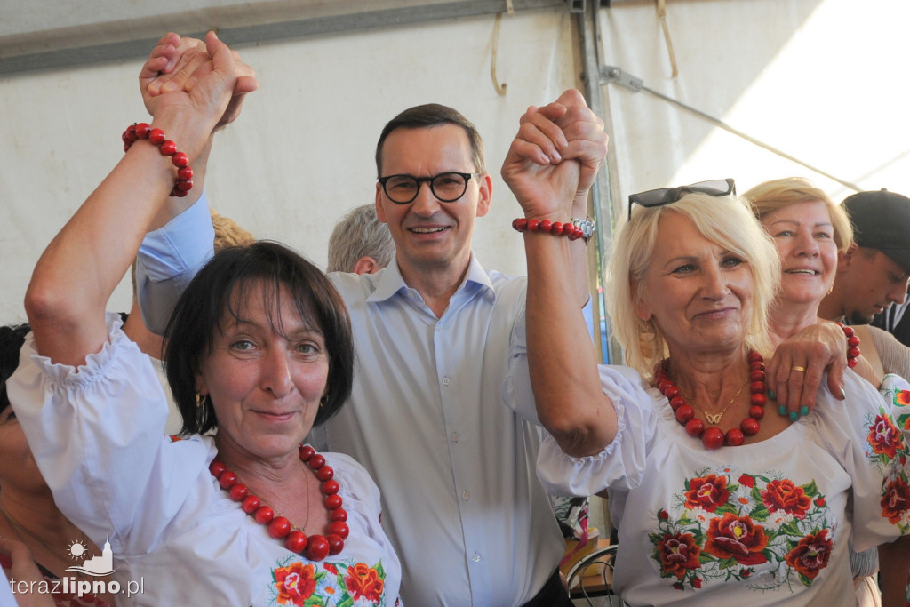 Premier Morawiecki w gminie Skępe