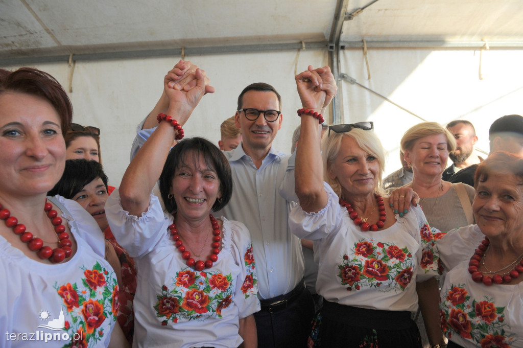 Premier Morawiecki w gminie Skępe