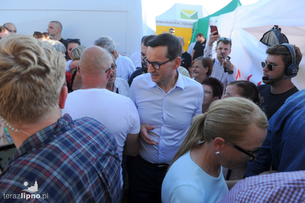 Premier Morawiecki w gminie Skępe