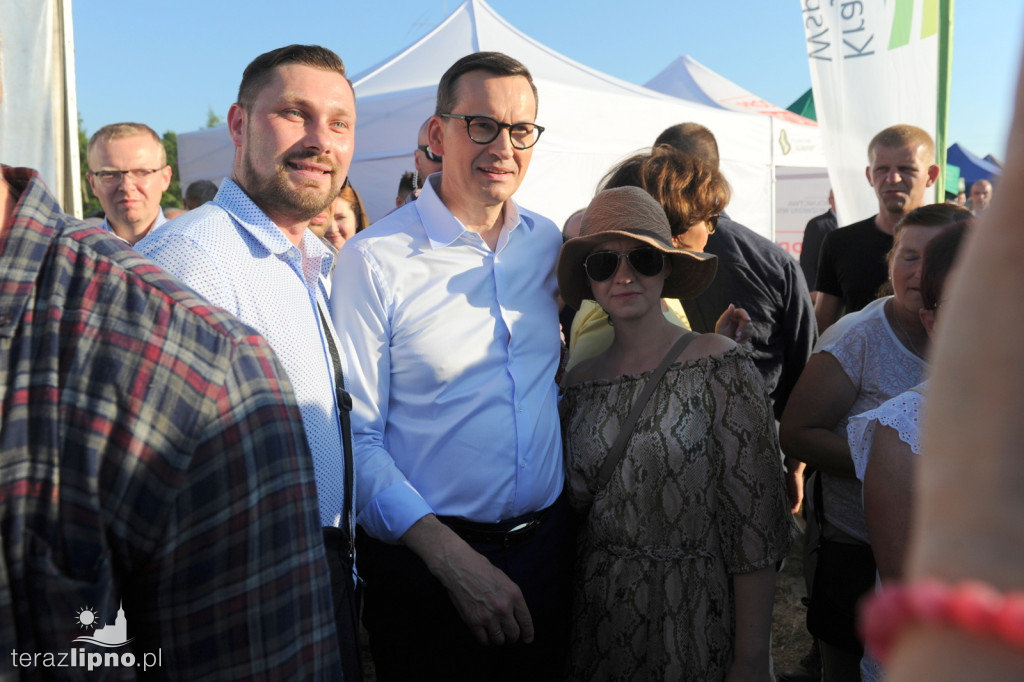 Premier Morawiecki w gminie Skępe