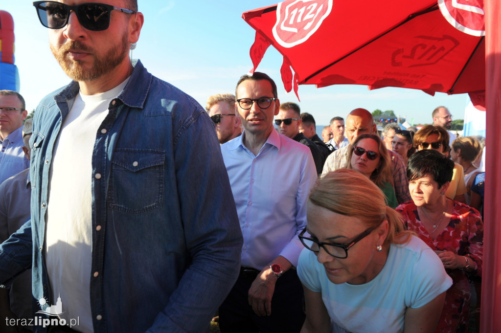 Premier Morawiecki w gminie Skępe