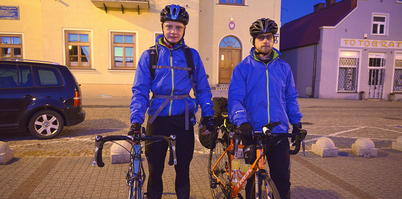 Jakub Cywiński i Przemysław Chass przed wyruszeniem w trasę. /fot. Marcin Jaworski