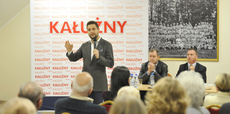 Europoseł Patryk Jaki pojawił się w stolicy powiatu lipnowskiego. /fot. Marcin Jaworski