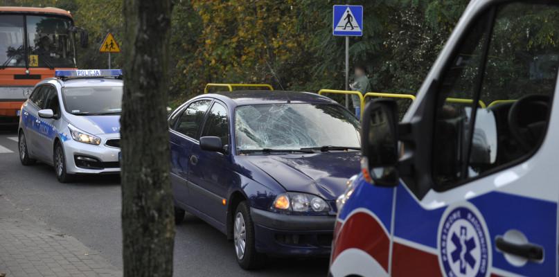 Do potrącenia doszło przed godziną 14.50 na jednym z przejść na ulicy Okrzei. /fot. Marcin Jaworski
