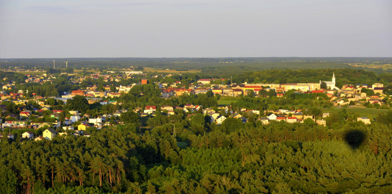 Panorama miasta z perspektywy balonu na ogrzane powietrze. /Fot. Marcin Jaworski