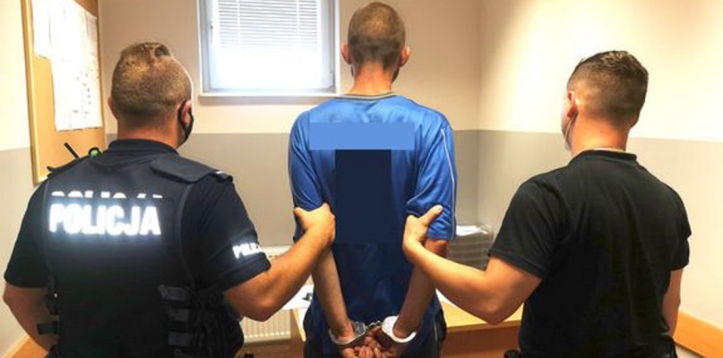 Mężczyzna został zatrzymany na gorącym uczynku. /Fot. KPP w Lipnie