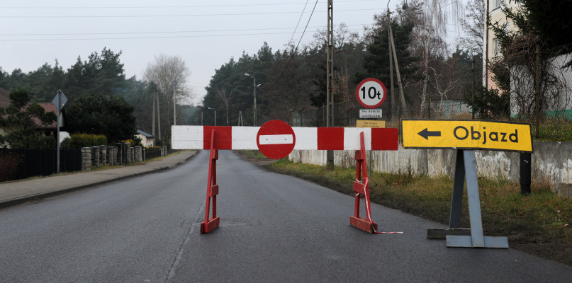 Zarząd Dróg Powiatowych zaleca objazd. /Fot. Marcin Jaworski