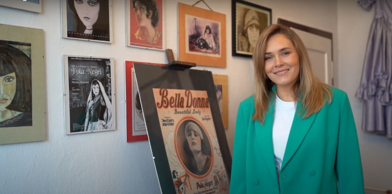 Magdalena Lamparska nagrywała w Lipnie pierwszy odcinek swojego vloga. /fot. kadr z youtube.com